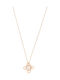 Vitopoulos Necklace from Rose Gold 14K with Pearls