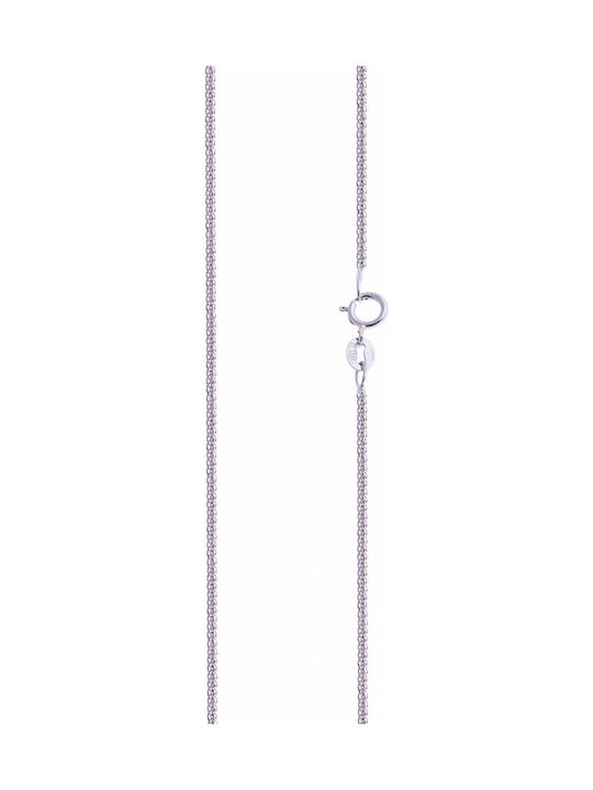 Kritsimis White Gold Chain Neck 14K Length 50cm