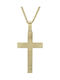 14K Gold Kreuz für Männer ST_057