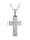 Men's Cross in White Gold 14K / TSITSILA / ST_052