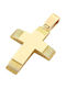 14K Gold female cross, T02819