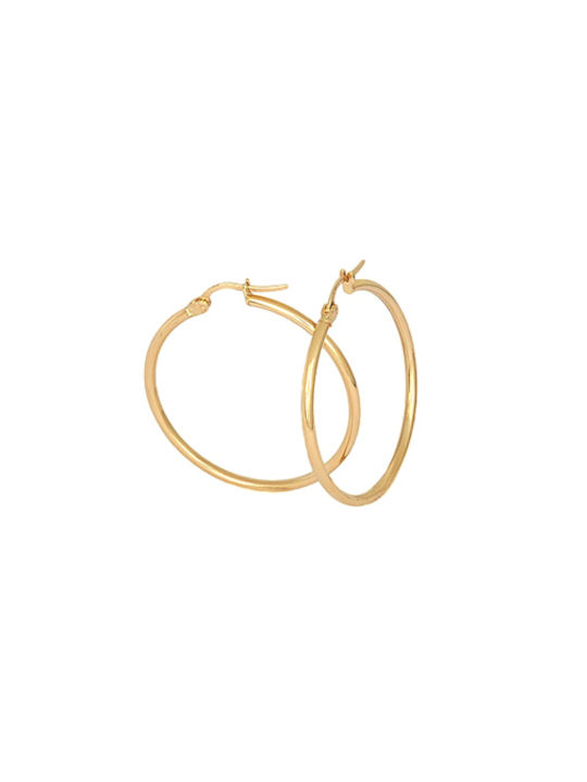 Gold Earrings Hoop Earrings K14 001038 001038 Gold 14 Carat