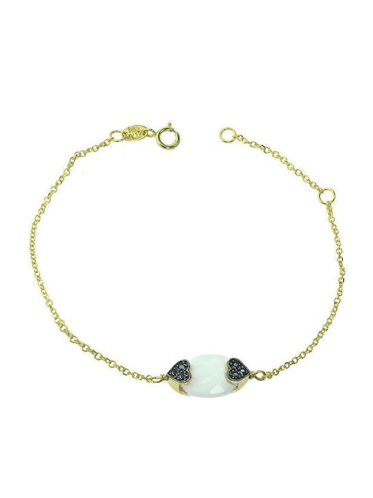 Bracelet 14K Gold with Pearl