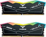 TeamGroup T-Force Delta RGB 96GB DDR5 RAM with 2 Modules (2x48GB) and 6800 Speed for Desktop