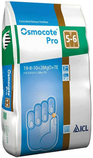 ICL Osmocote Pro Κοκκώδες Λίπασμα Αζώτου, Φωσφόρου, Καλίου (19-8-10) 25kg