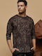 T-shirt Καφέ