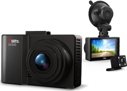 Xblitz Σετ Κάμερα DVR Αυτοκινήτου 1080P GPS & Κάμερα Οπισθοπορείας