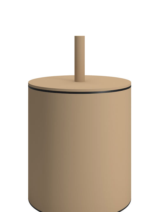 Pam & Co Inox Toilet Bin 5lt Beige