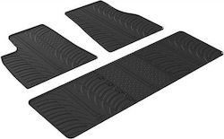 Gledring Set Front and Back 5pcs Tesla Model S 2016 Black