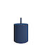 Pam & Co Office Metal Waste Bin 5lt Blue 20x20x35cm