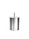 Pam & Co Office Metal Waste Bin 5lt Silver 20x20x35cm