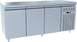 Dominox Commercial Refrigerator with 3 Doors L138xD70xH86cm Dominox Commercial Refrigerator with 3 Doors L138xD70xH86cm