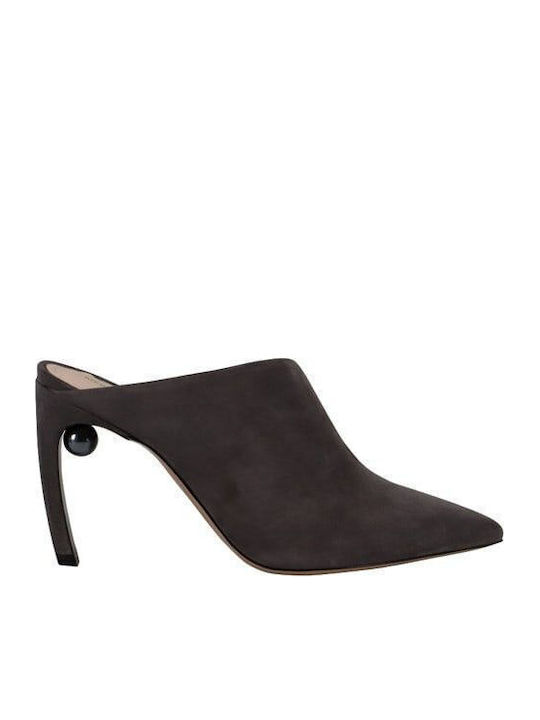 Nicholas Kirkwood Suede Mules Γκρι