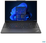 Lenovo ThinkPad E16 Gen 1 (Intel) 16" IPS (i5-1335U/16GB/1TB SSD/W11 Pro) Graphite Black (GR Keyboard)