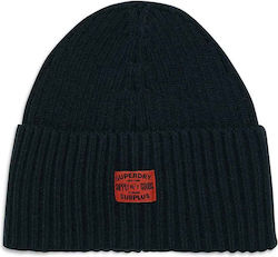 Superdry Knitted Beanie Cap Black