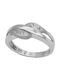 Women's Ring from White Gold 14K