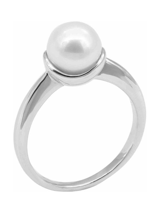 Women's White Gold Ring 14K