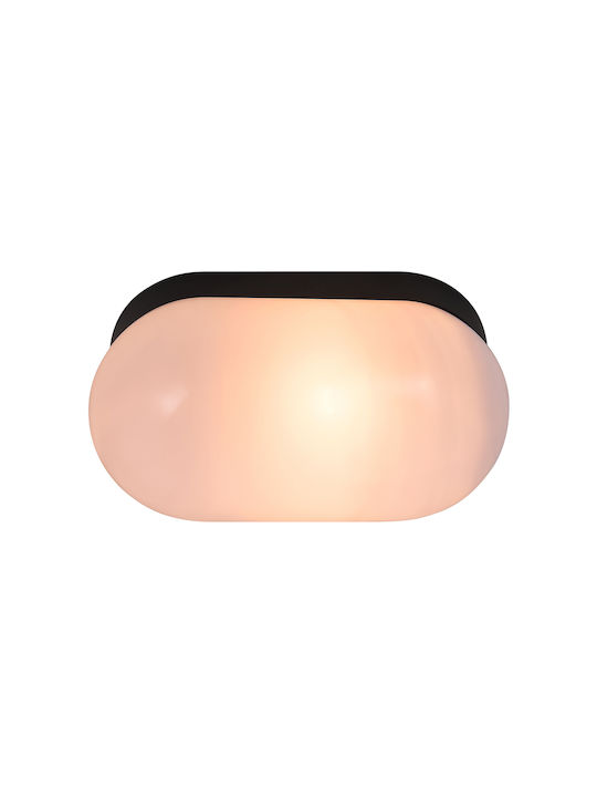 Nordlux Φωτιστικό Τοίχου με Ντουί E27 Μαύρο 21.75x11x11εκ.