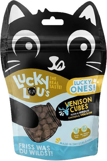 Lucky Lou Răsfățuri Cu Pui Pentru Pisici Bătrâne 80gr