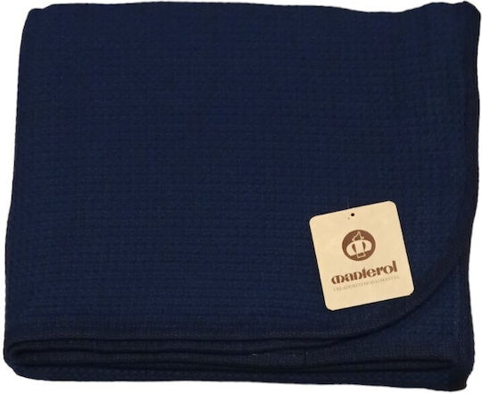 Manterol Casa Petalo 375 Single Pique Blanket 160x240cm