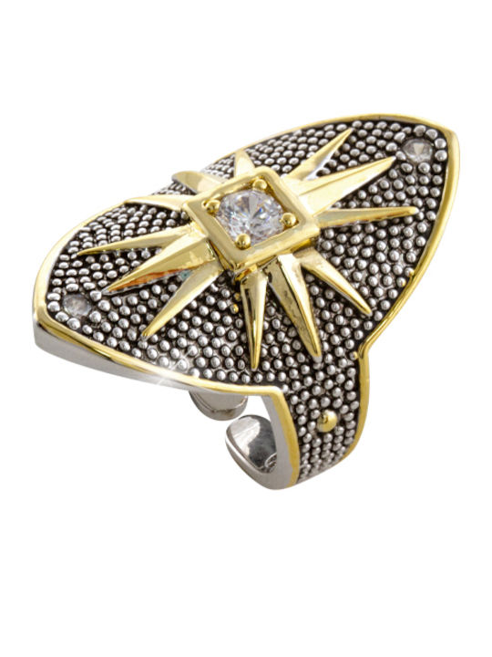 Oxette Ring with Zircon