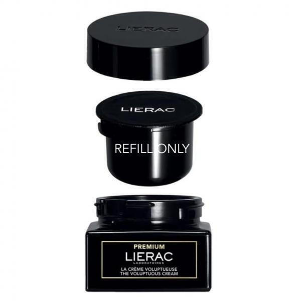 Lierac Premium La Creme Soyeuse Rich Refill 24ωρη Αντιγηραντική & Ρυθμιστική Κρέμα Προσώπου Ημέρας με Υαλουρονικό Οξύ 50ml
