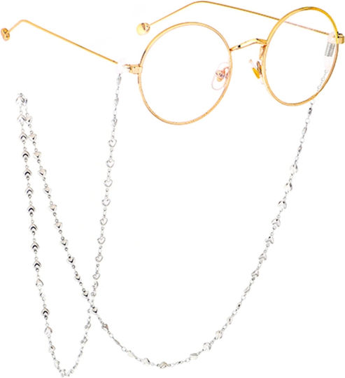Callajewels Αλυσίδα Γυαλιών Ασημί