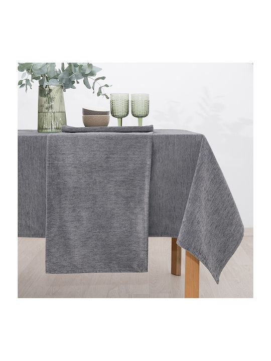 Dimeco Tablecloth Gray 140x220cm