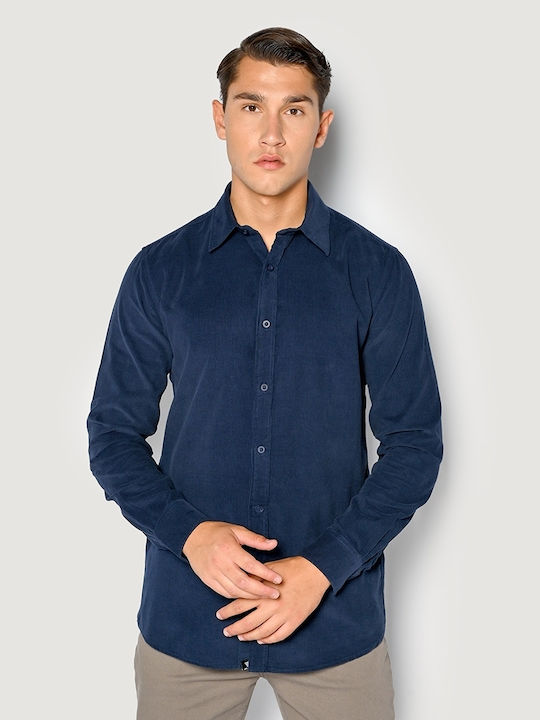 Brokers Jeans Μακρυμάνικo Κοτλέ Πουκάμισο σε Κα...