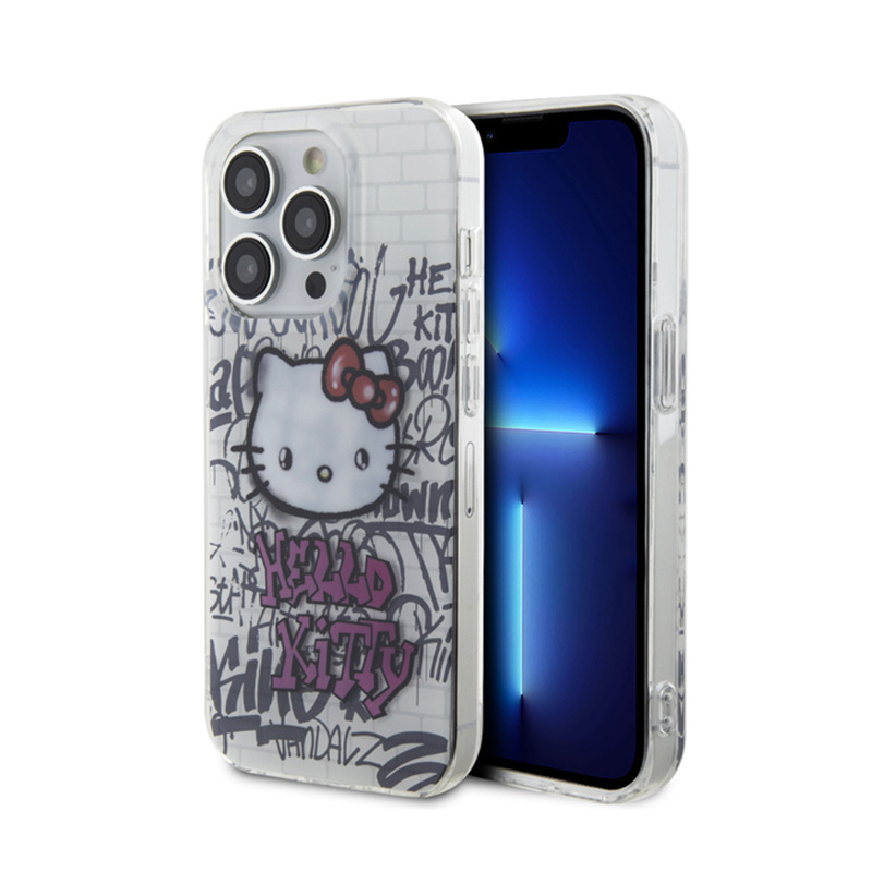 Apple iPhone 15 Gennemsigtig cover Hello Kitty - LV 0532
