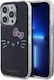 Hello Kitty Back Cover Πλαστικό Μαύρο (iPhone 15 Pro)