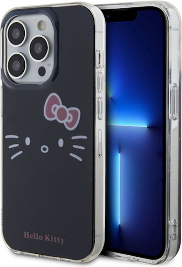 Hello Kitty Back Cover Πλαστικό Μαύρο (iPhone 15 Pro)