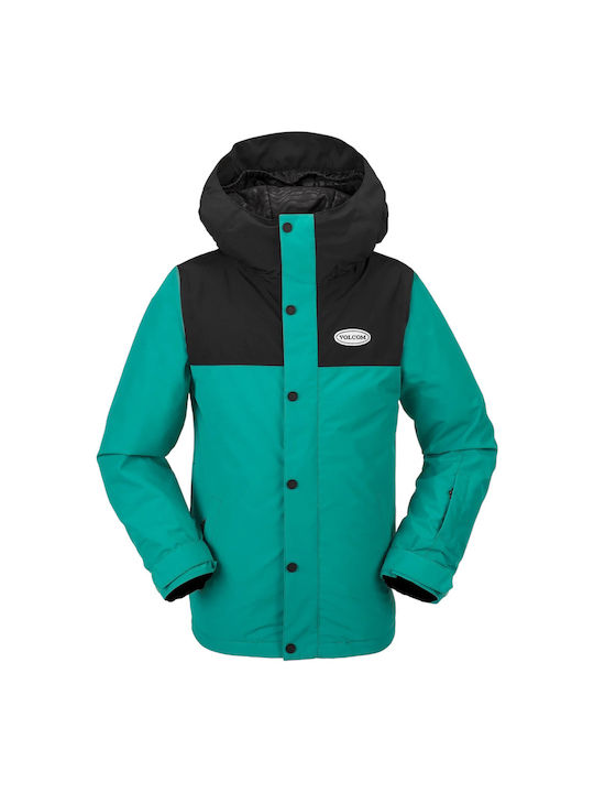 Volcom Kids Casual Jacket with Hood Green Stone.91