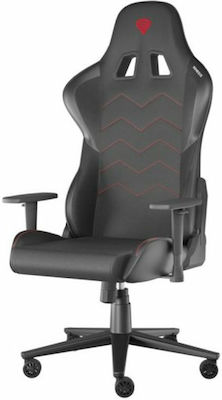 Genesis Nitro 550 Artificial Leather Gaming Chair with Adjustable Arms Black