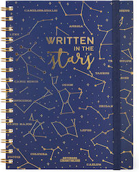 Legami Milano Stars Notebook Spiral Blue