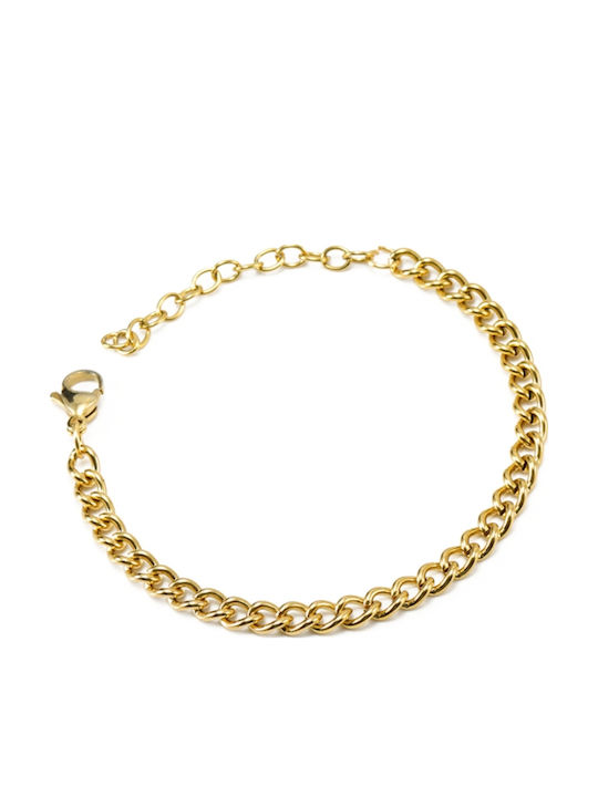 Callajewels Верига Чанта за ръка Кубински от Стомана Позлатена