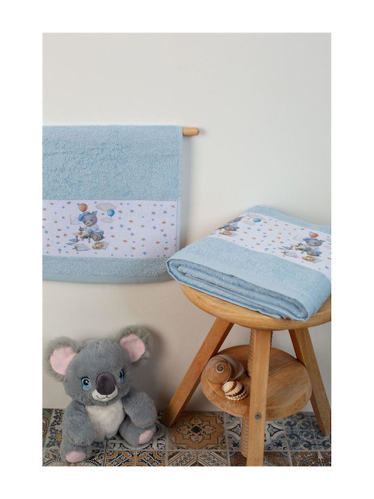 Dimcol Set of baby towels 2pcs Light Blue