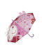 Arditex Παιδική Ομπρέλα Μπαστούνι Ροζ με Διάμετρο 48εκ.