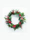 Aca Christmas Decorative Wreath 50cm Berries & pine cones