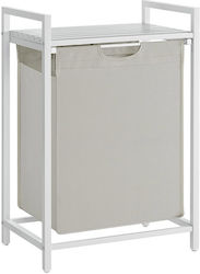 Vasagle Καλάθι Απλύτων Μεταλλικό 65lt 50x33x72cm Λευκό Vasagle Καλάθι Απλύτων Μεταλλικό 65lt 50x33x72cm Λευκό