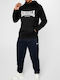 Essential Sweatshirt with Hood Black