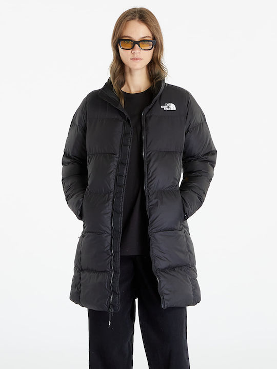 The North Face Women's Short Puffer Jacket for Winter Black
