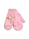 Bode Knitted Kids Gloves Pink