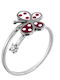 White gold Kids Ring 9K P-27343