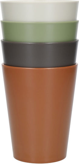 Mikasa Σετ Ποτήρια Νερού από Πλαστικό 340ml 4τμχ