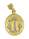 Mertzios.gr Charm Talisman Constantin Semn Zodiacal Balanță Din Aur Galben 9K