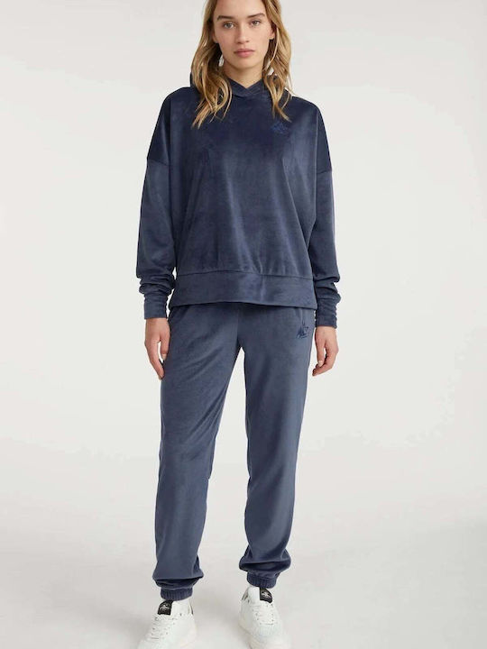 Jogginghose Samt Blau