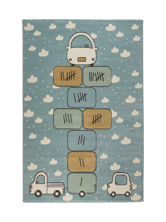 Βιοκαρπέτ Kids Rug Light Blue 140x200cm