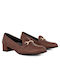 Castor Anatomic Leather Women's Moccasins in Tabac Brown Color