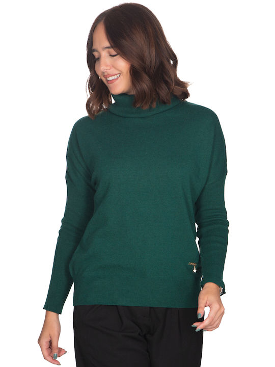 Vera Women's Blouse Long Sleeve Green